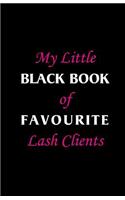 My Little Black Book of Favourite Lash Clients