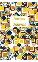 Recipe Journal: Blank Cookbook