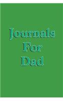 Journals For Dad: Blank Journal Notebook To Write In