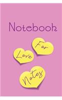 Notebook For Love Notes