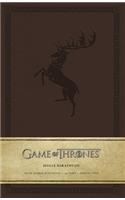 Game of Thrones: House Baratheon Hardcover Ruled Journal: (Game of Thrones)