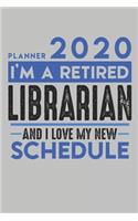Weekly Planner 2020 - 2021 for retired LIBRARIAN