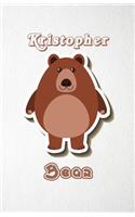 Kristopher Bear A5 Lined Notebook 110 Pages