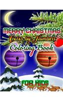 Merry Christmas Color by Numbers Coloring Book for Kids: a beautiful colouring book with Christmas Coloring for Children, boy, girls, kids Ages 2-4,3-5,4-8