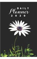 Daily Planner 2020: Daisy Flower Gardening 52 Weeks 365 Day Daily Planner for Year 2020 6"x9" Everyday Organizer Monday to Sunday Flower Grower Plants Life Plan Academi