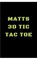 Matts 3D Tic Tac Toe