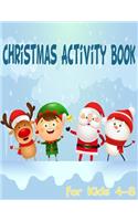 Christmas Activity Book for Kids 4-8