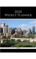 2020 Weekly Planner: Calgary; January 1, 2020 - December 31, 2020; 8" x 10"