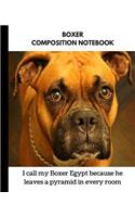 Boxer Composition Notebook