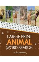 Large Print Animal Word Search