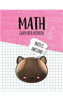 Math Graph Paper Notebook