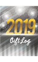 2019 Gift Log: Gift Log Book(1 Gifts Received List)