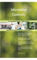 Information Continuity A Complete Guide - 2020 Edition