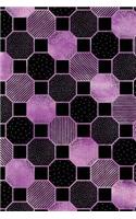 Journal Notebook Dotty Hexagon Pattern 8