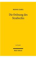 Die Ordnung des Strafrechts