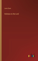 Holiness to the Lord