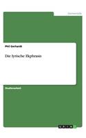 lyrische Ekphrasis