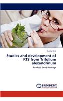 Studies and development of RTS from Trifolium alexandrinum