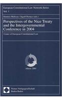 Perspectives of the Nice Treaty and the Intergovernmental Conference in 2004