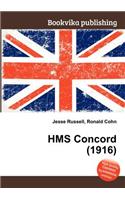 HMS Concord (1916): (English)