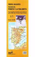 Pirineo Aragones, Macizos del Posets y la Maladeta. Mapa Topografico Excursionista: con los GR y rutas de Esqui de Montana (Spanish and Aragonese Edition)
