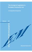 The Concept of Legislation in European Community Law