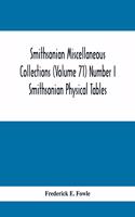 Smithsonian Miscellaneous Collections (Volume 71) Number I