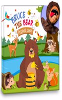 Hello Friend Books Finger Puppet Board Book: Bruce The Bear- Story Board Book with Finger Puppet for Children
