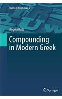 Compounding in Modern Greek