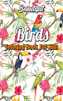 Beautiful Birds Coloring Book for Kids