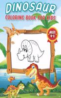 Dinosaur Coloring Books For Kids Ages 4-8