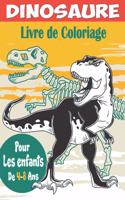 Dinosaure Livre de Coloriage Pour les Enfants de 4 à 8 Ans