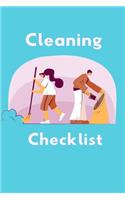 Cleaning checklist