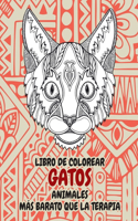Libro de colorear - Más barato que la terapia - Animales - Gatos