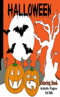 Halloween coloring book Activity Pages for kids