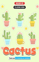 Cactus Coloring Book Add a Splash of Color to Desert Delights