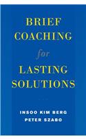 Brief Coaching for Lasting Solutions