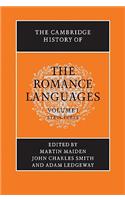 Cambridge History of the Romance Languages: Volume 1, Structures