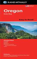 Rand McNally Easy to Read: Oregon State Map