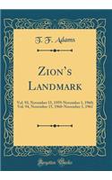 Zion's Landmark: Vol. 93, November 15, 1959-November 1, 1960; Vol. 94, November 15, 1960-November 1, 1961 (Classic Reprint)
