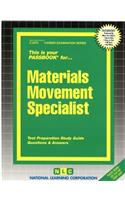 Materials Movement Specialist: Passbooks Study Guide