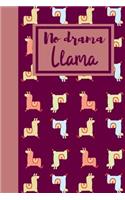 No Drama LLama: Useful Funny Notebook for All Ladies Who Love Drama And The Performing Arts