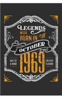 Legends Were Born in October 1969 One Of A Kind Limited Edition