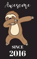 3th Birthday Dabbing Sloth