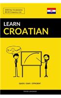 Learn Croatian - Quick / Easy / Efficient: 2000 Key Vocabularies