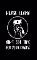 Nurse Llama Ain't Got Time for Your Drama