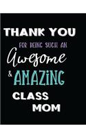 Thank You For Being Such An Awesome & Amazing Class Mom