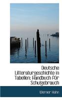 Deutsche Litteraturgeschichte in Tabellen: Handbuch F R Schulgebrauch(English)