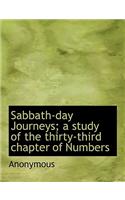 Sabbath-Day Journeys; A Study of the Thirty-Third Chapter of Numbers