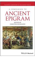 A Companion to Ancient Epigram